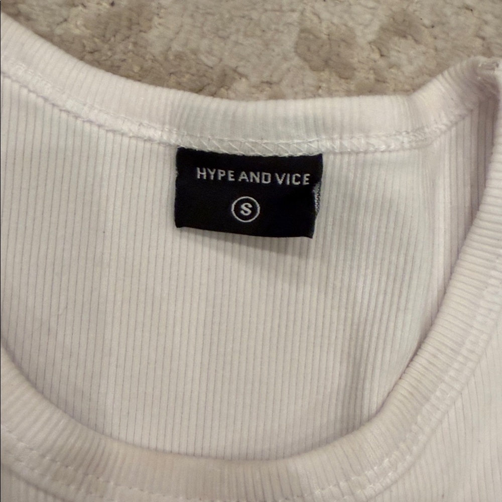Hype and Vice Michigan State Cut Off Tank size small - Picture 6 of 9